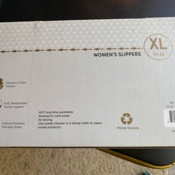 NIB Women's Kef Indoor/Outdoor Gray Slippers Memory Foam Insoles Size XL (11-12) - Picture 3 of 4